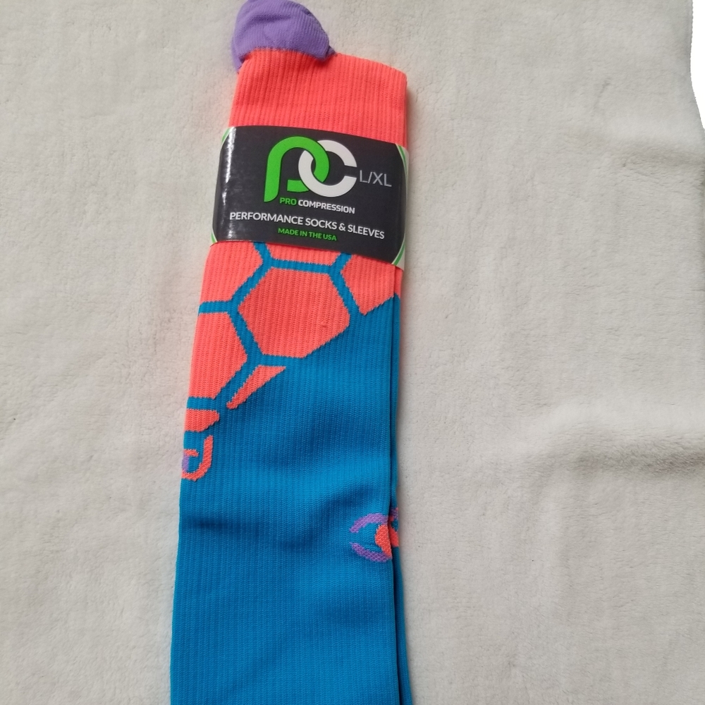 Pro Compression Performance Socks NWT Honeycomb